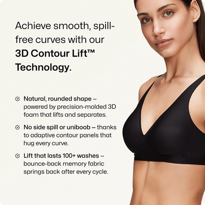 Wireless Deep V Seamless Every Day Bra