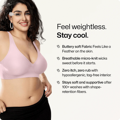 Wireless Deep V Seamless Every Day Bra