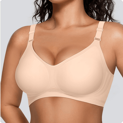 Wireless Front-Adjustable JellyWire™ Push Up Bra